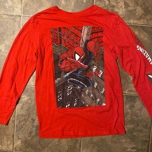 3/$10 Marvel Red Spider-Man Long Sleeve Tee